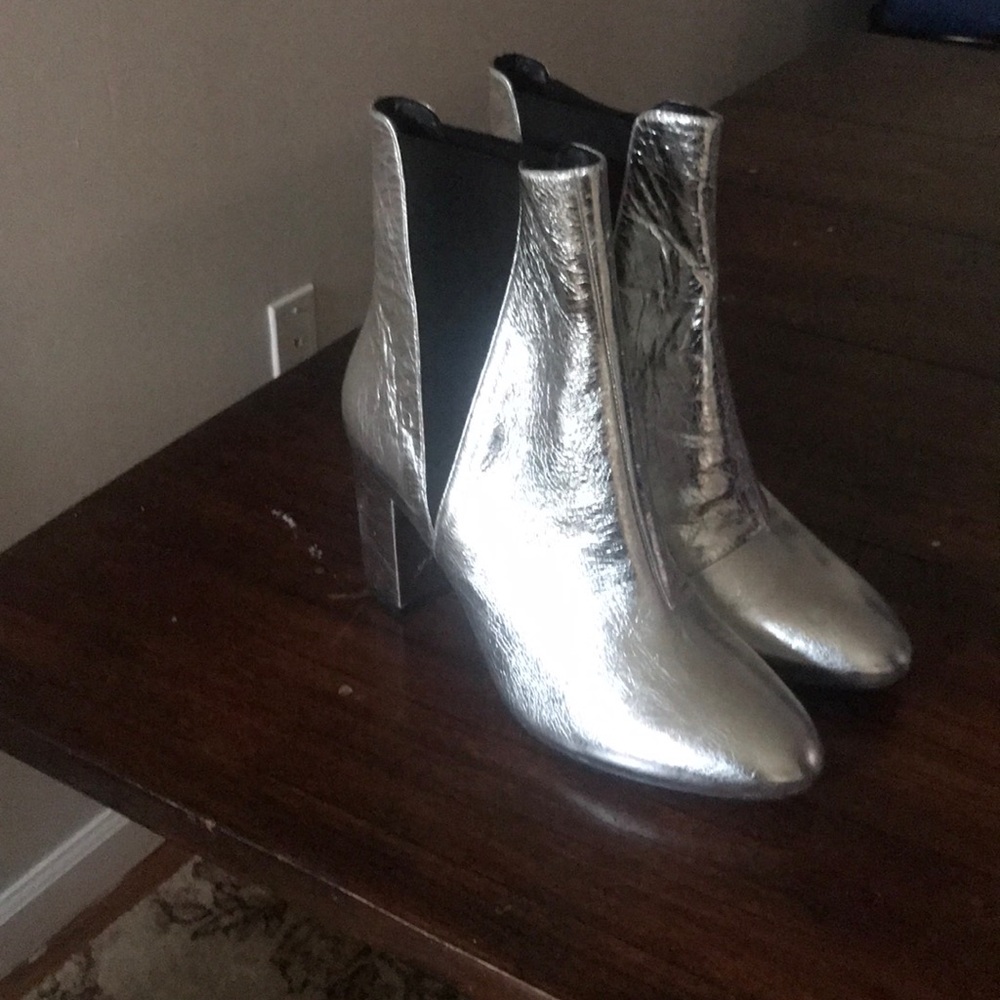 Rebecca Minkoff Silver Boots